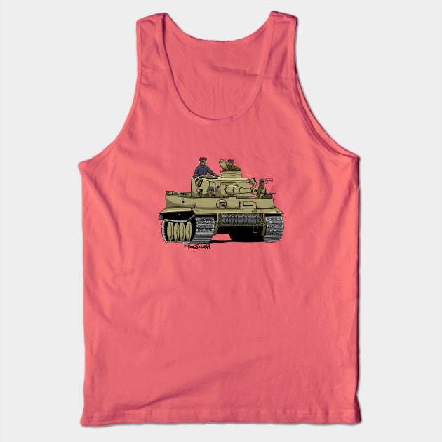 Dogs of war: Tiger 1 Tank Top by Siegeworks